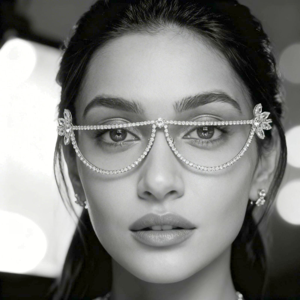 Crystal Facelets  Embellished Designer Eyewear by Suryatra