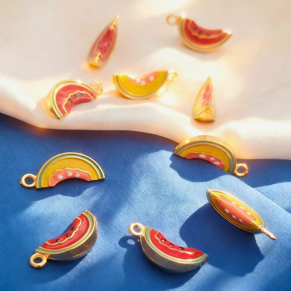 Watermelon Slice Charm Pendant by Suryatra