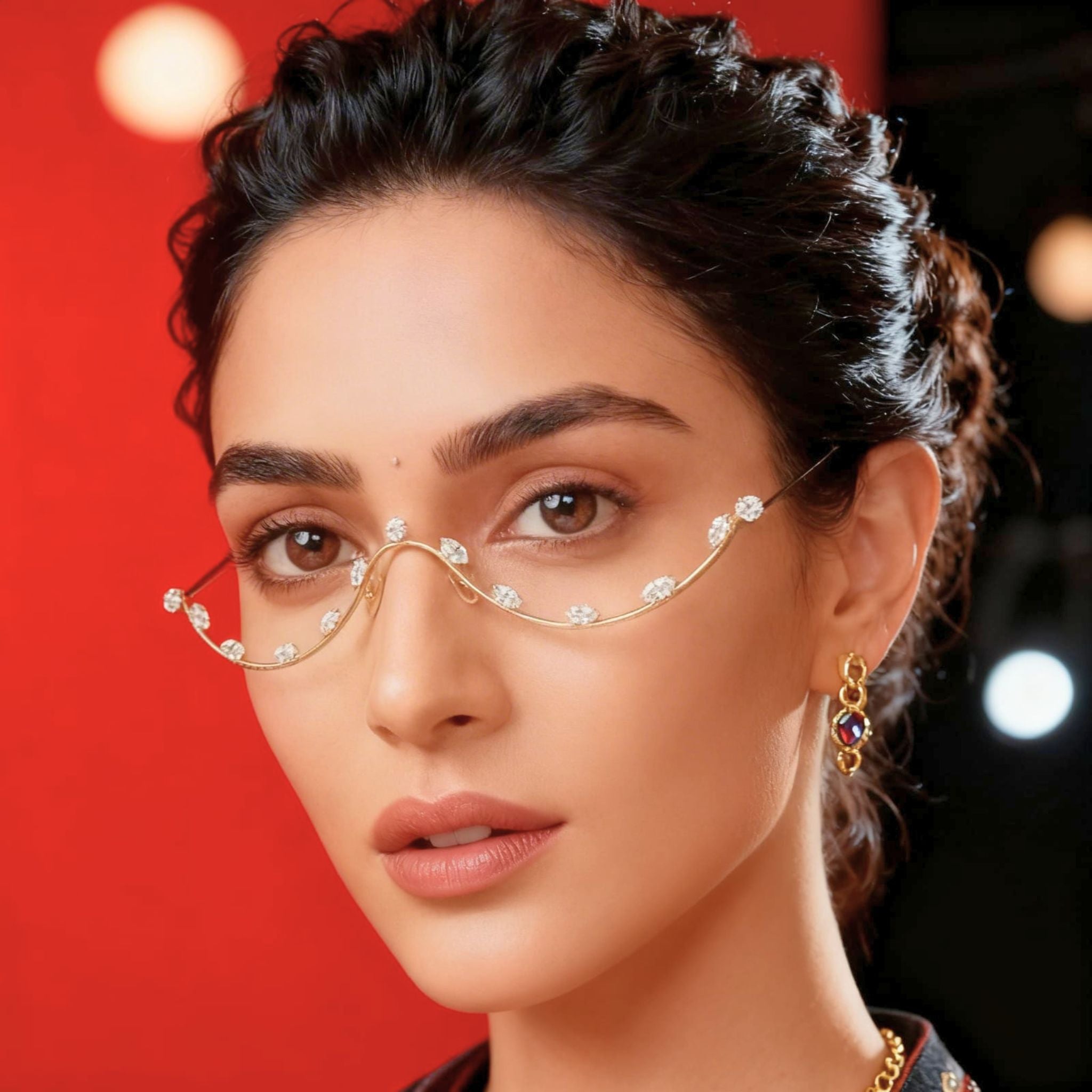 Royal Crystal Facelets Tiara Eyewear by Suryatra