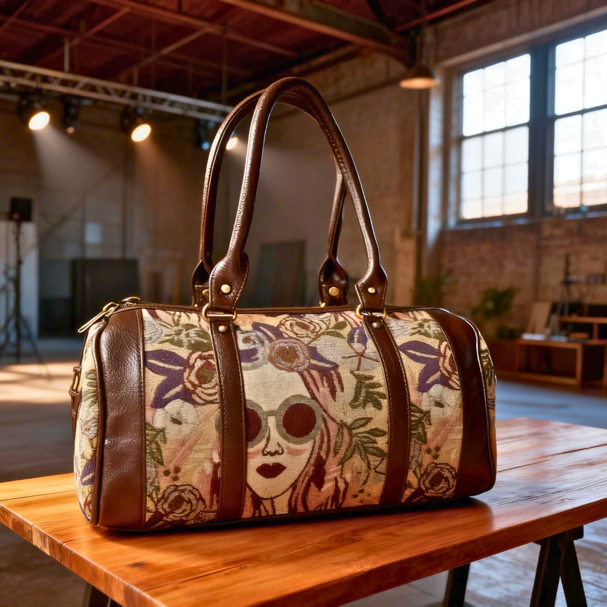 GYK Duffel Bag floral patterns by Suryatra