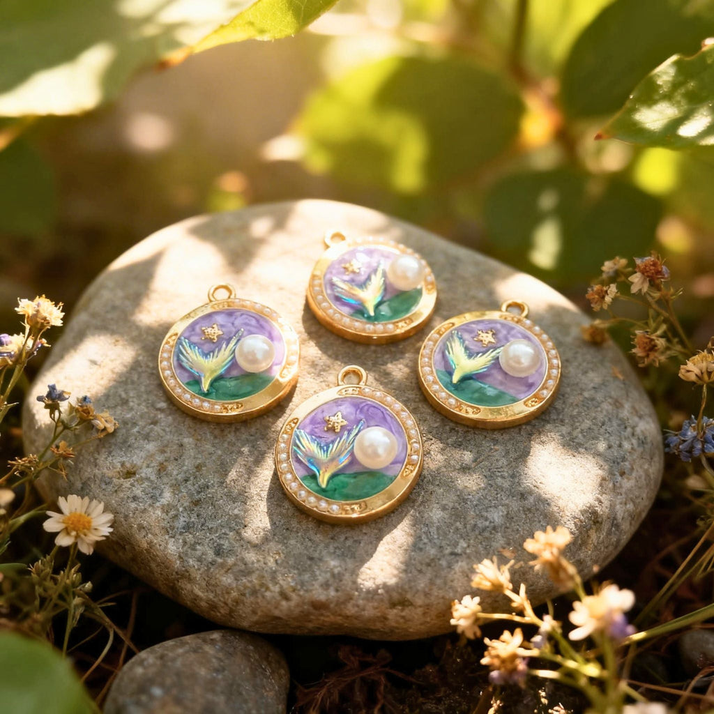 Celestial Bird Pearl Pendant by Suryatra