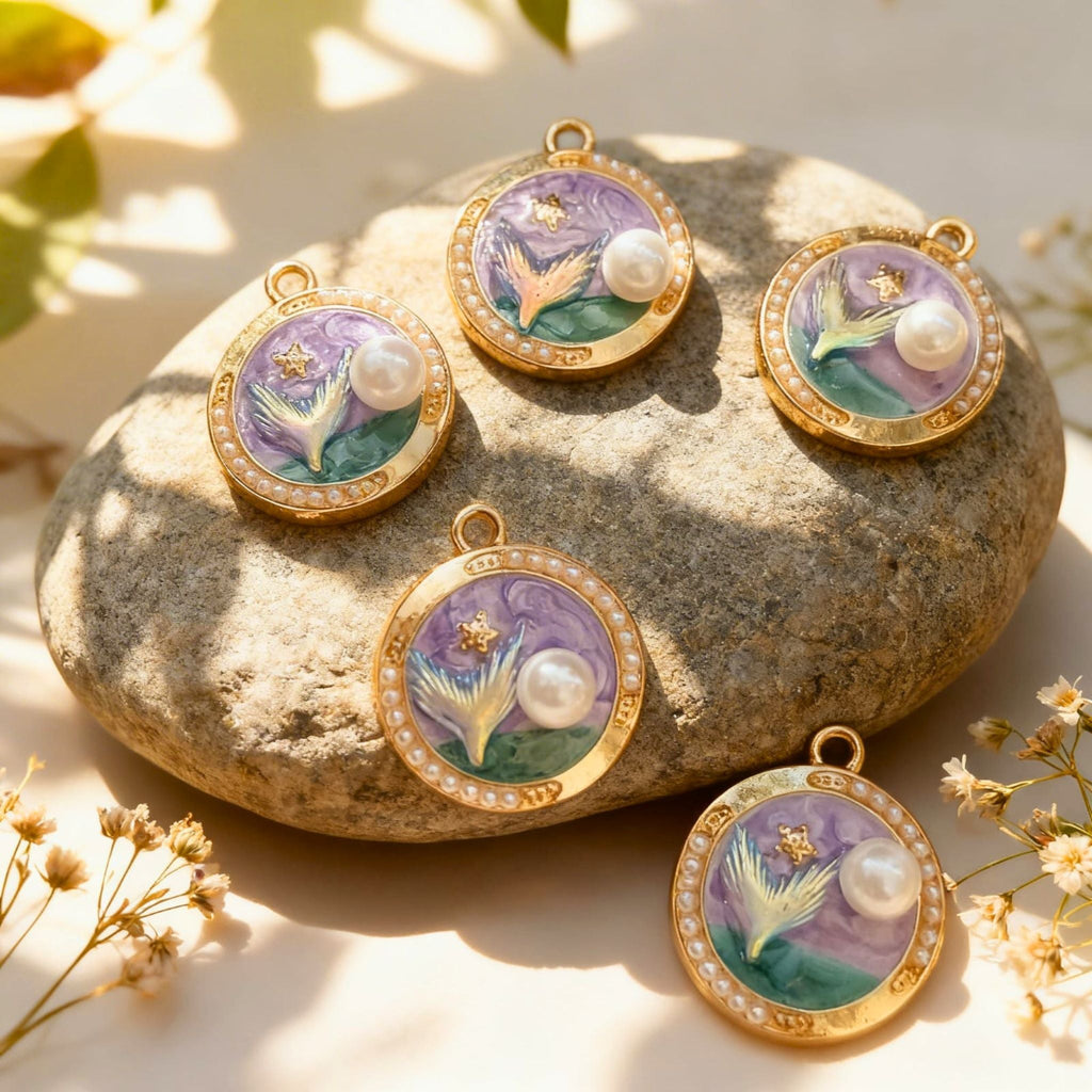 Celestial Bird Pearl Pendant by Suryatra