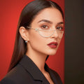 Floral Crystal Facelets Luxe Eyewear by Suryatra