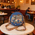 Ethnic Elephant Round Sling Bag by Suryatra