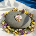 Blush Heart Bloom Pendant by Suryatra