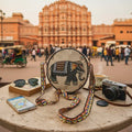 Ivory Elephant Heritage Sling Bag by Suryatra