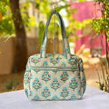Handcrafted Floral Quilted Bag by Suryatra