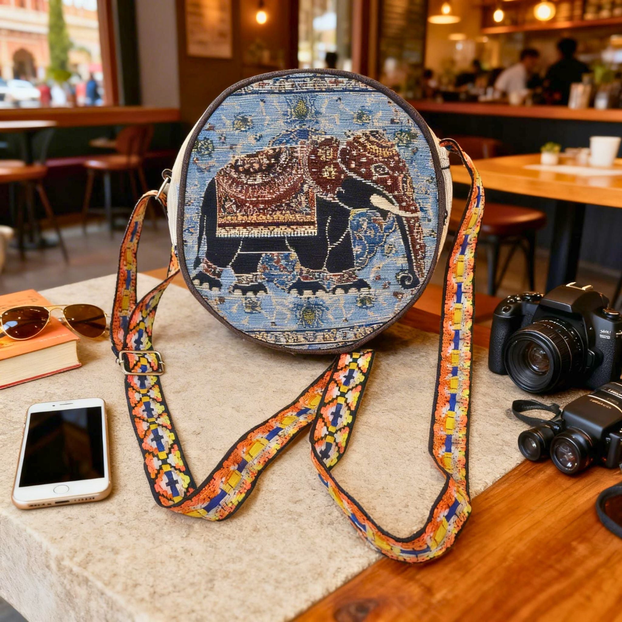 Royal Elephant Heritage Sling Bag by Suryatra