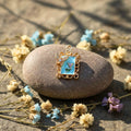 Butterfly Bloom Frame Pendant by Suryatra