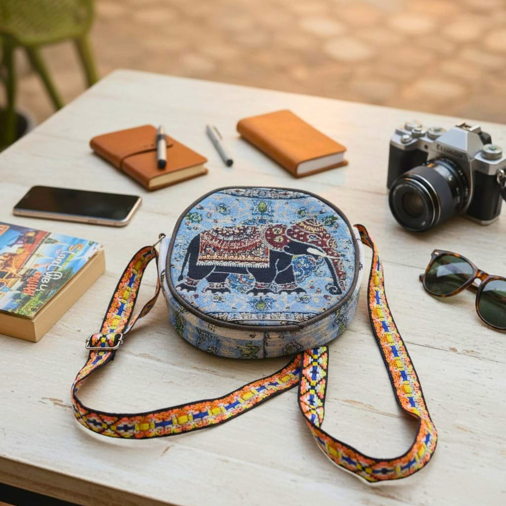 Royal Elephant Heritage Sling Bag by Suryatra